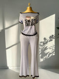 Sweet Dream Pajama Set (Off Shoulder)