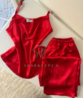 Satin Two-Piece Pajama Set