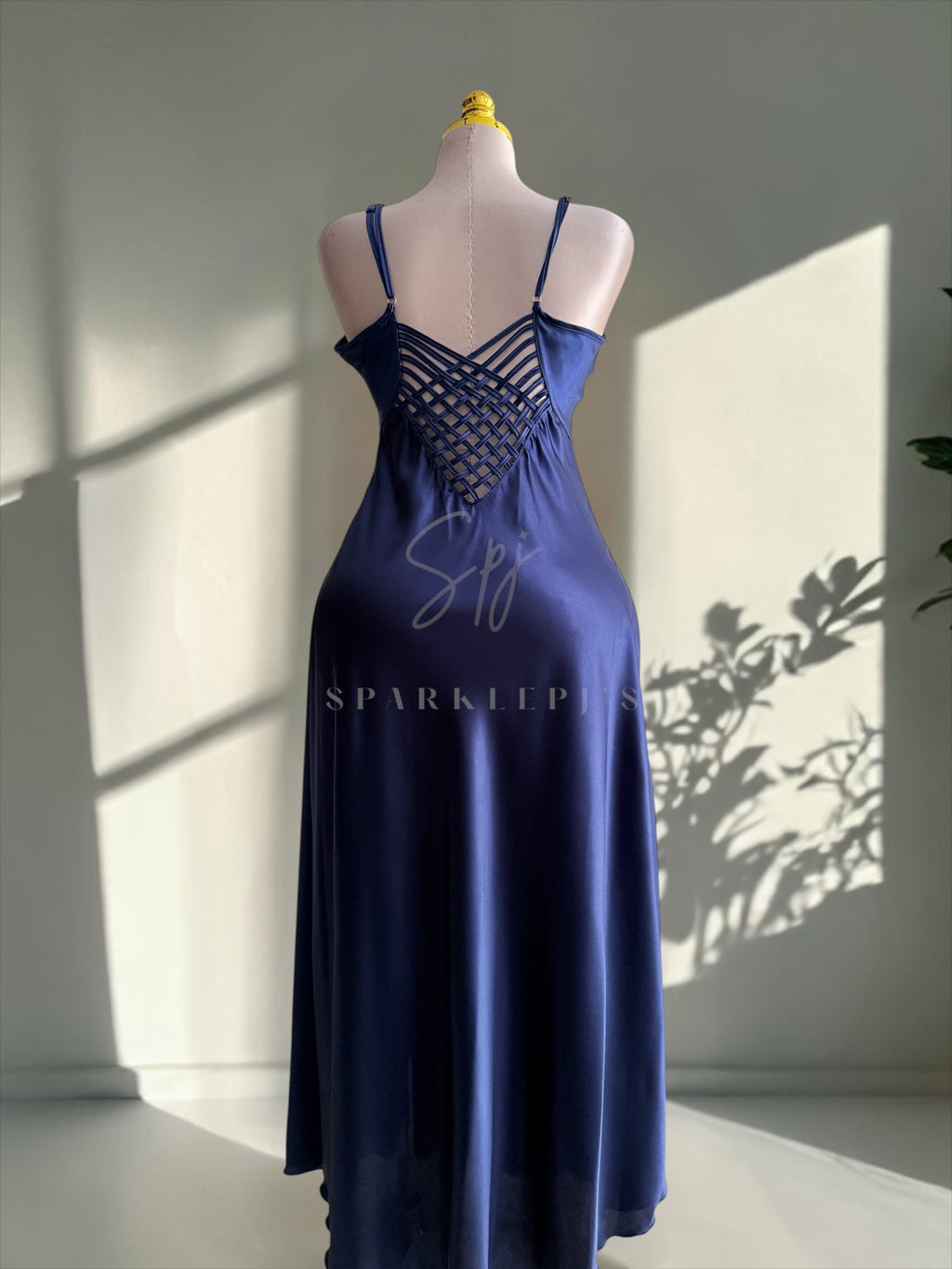 Elegant Long Satin Nightdress