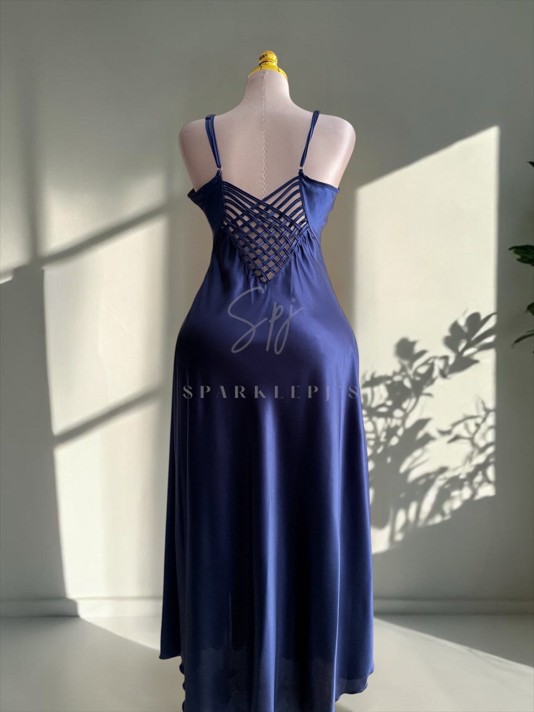 Elegant Long Satin Nightdress