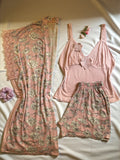 Pink Blossom 3-Piece Pajama Set