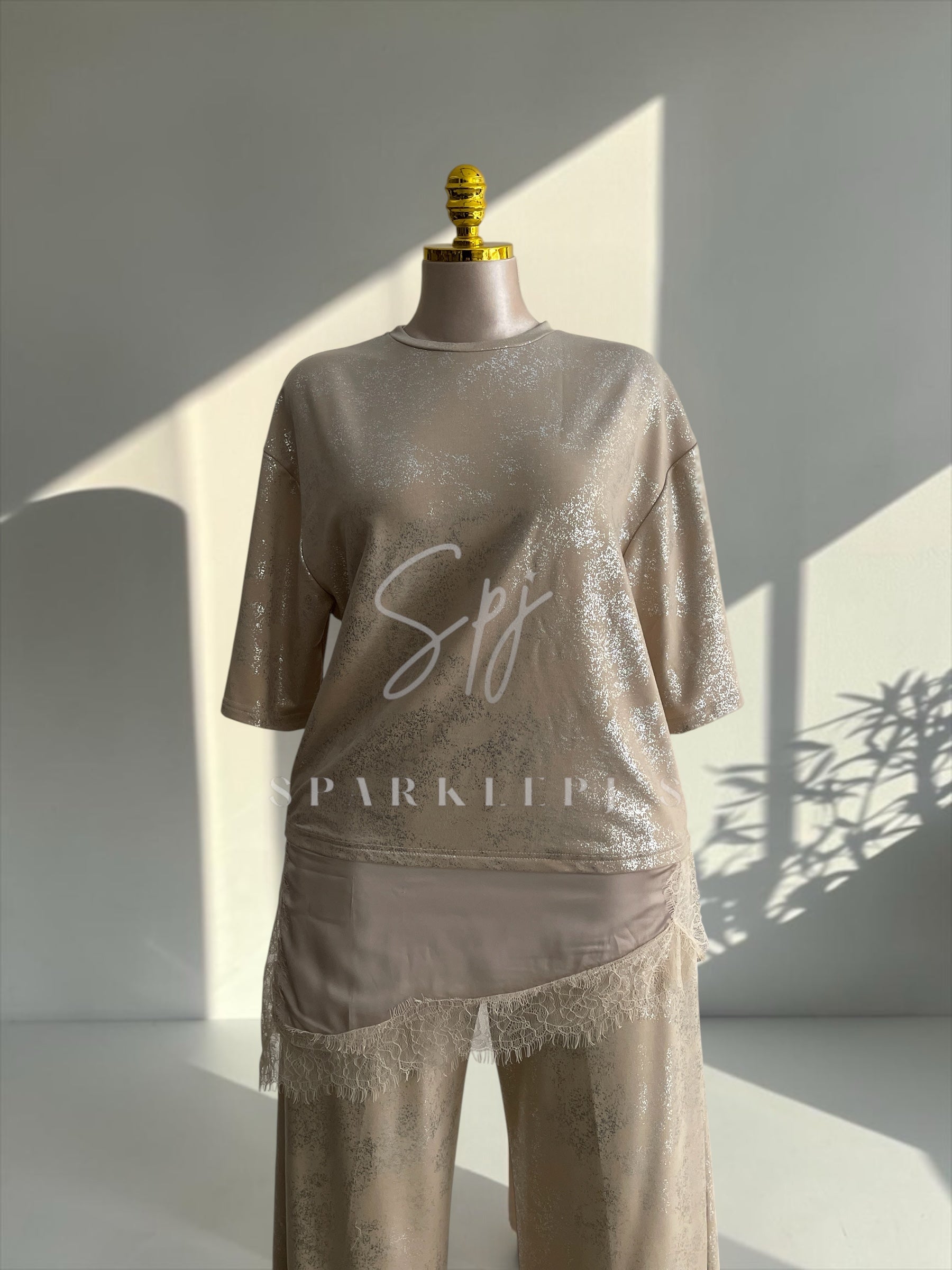 Champagne Glow Pajama Set