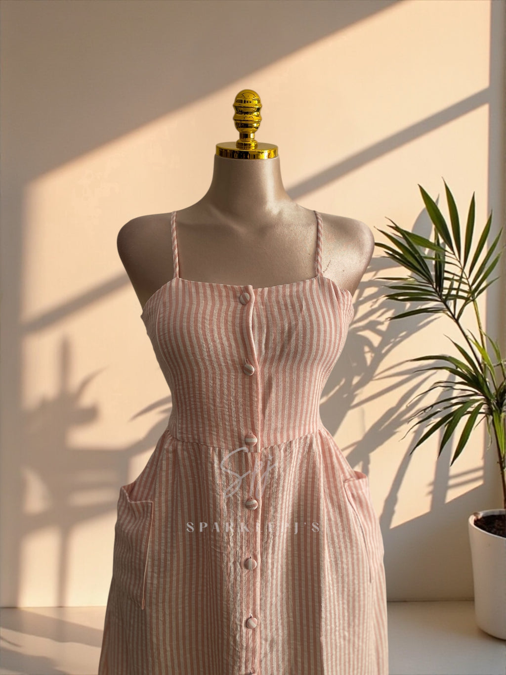 Sweet Stripe Pocket Nightshirt