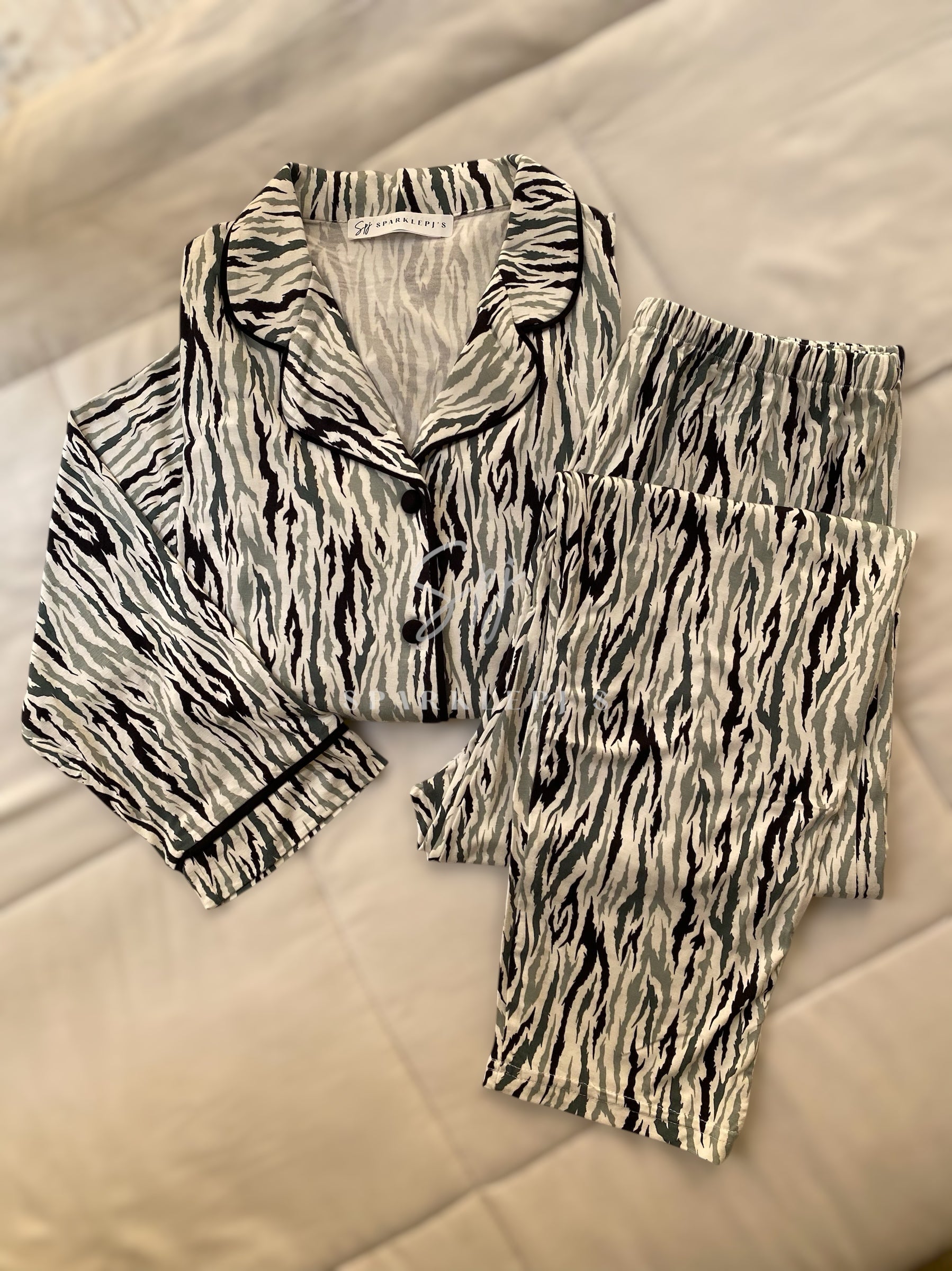 Zebra Dreams Pajama Set