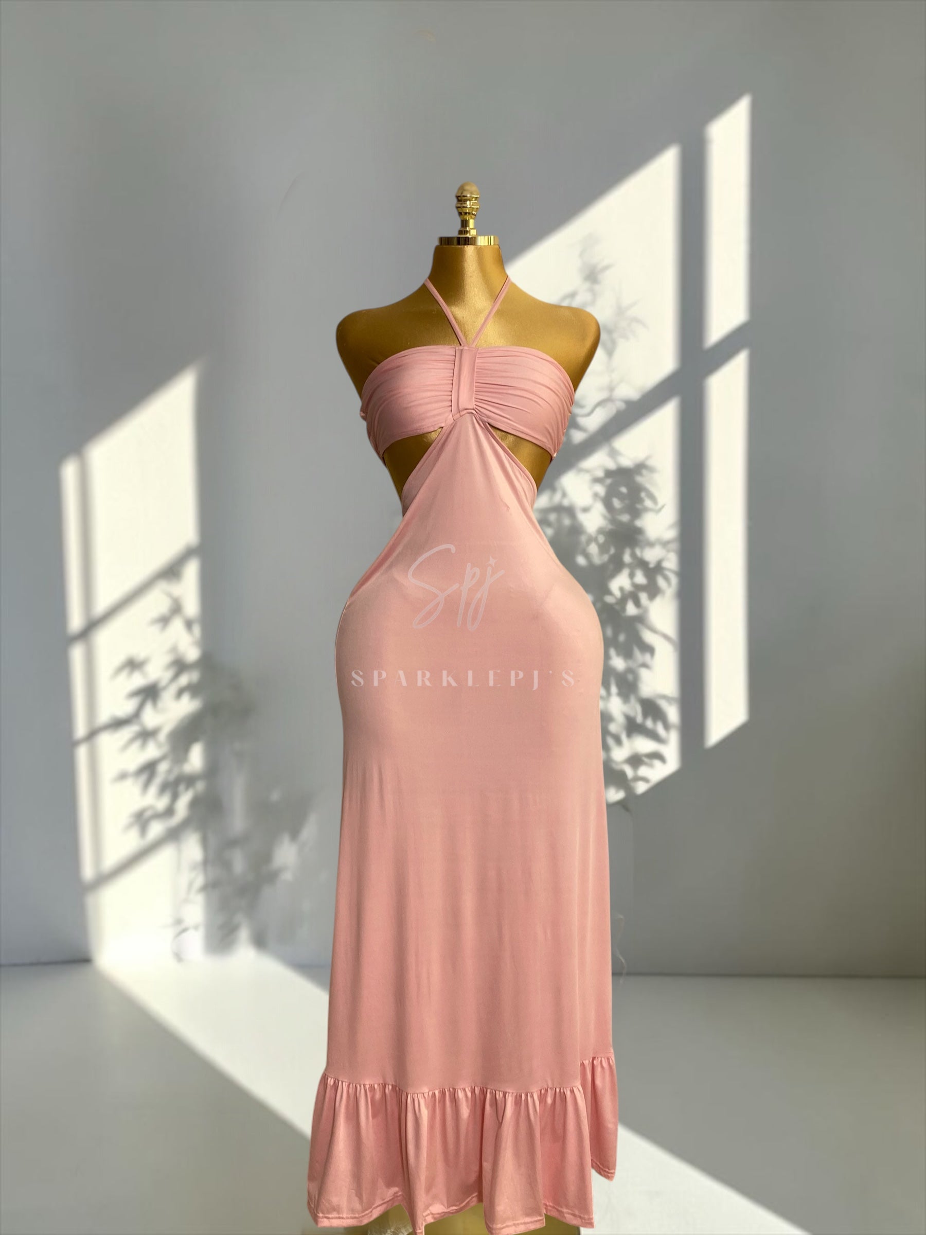 Open Back Lounge Maxi Dress