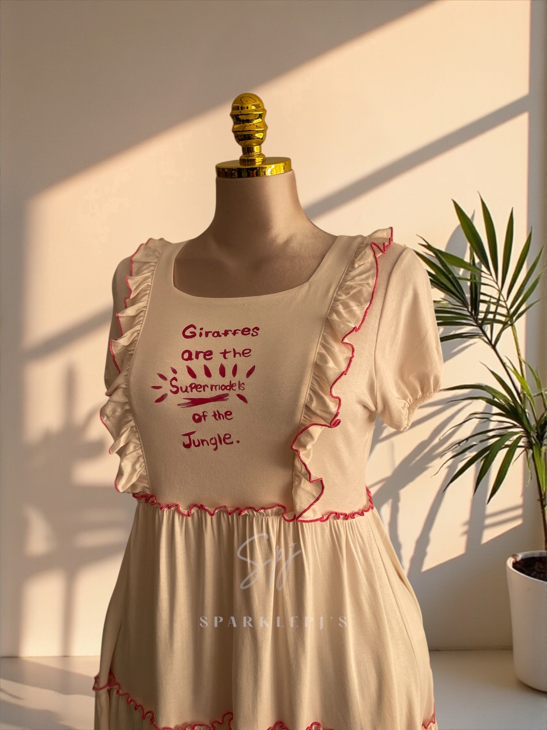 Giraffe Dream Short Nightdress