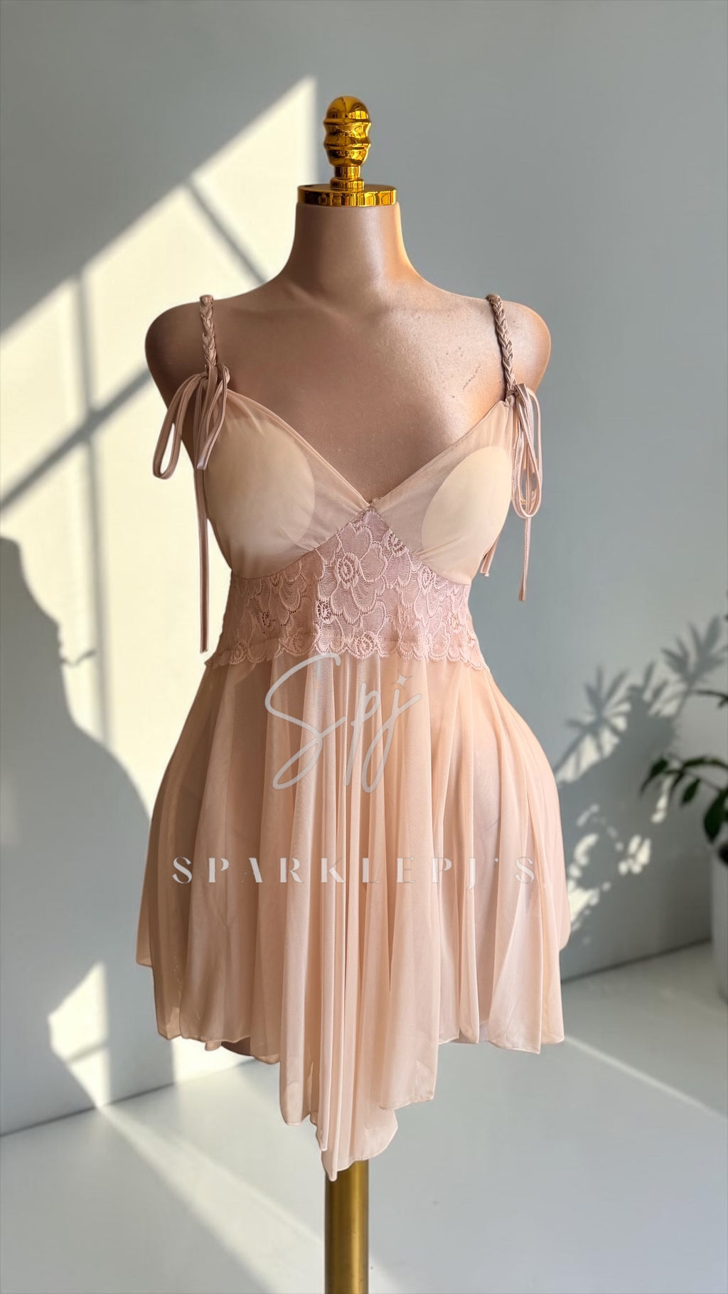 Lace Waist Nightwear