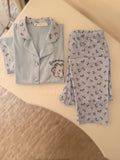 Soft Daisy Ribbed Pajama