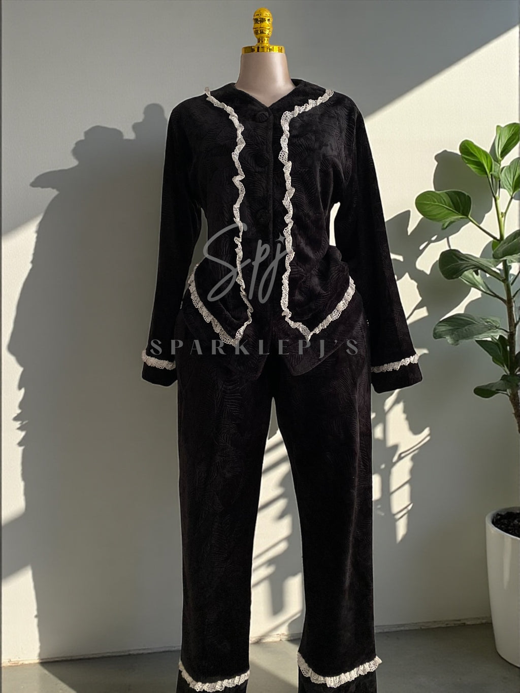 Opulent Ruffle Pajamas