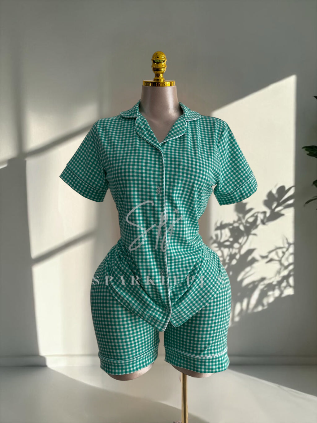 Gingham Dreams Short Pajama