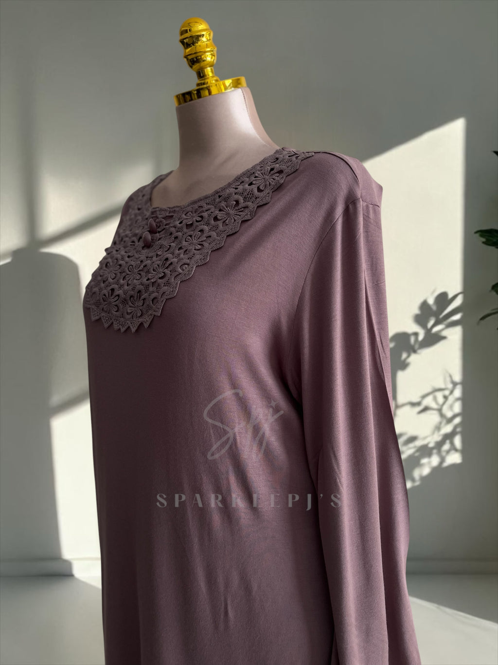 Cozy Chic Short Nightdress (Long-sleeves)
