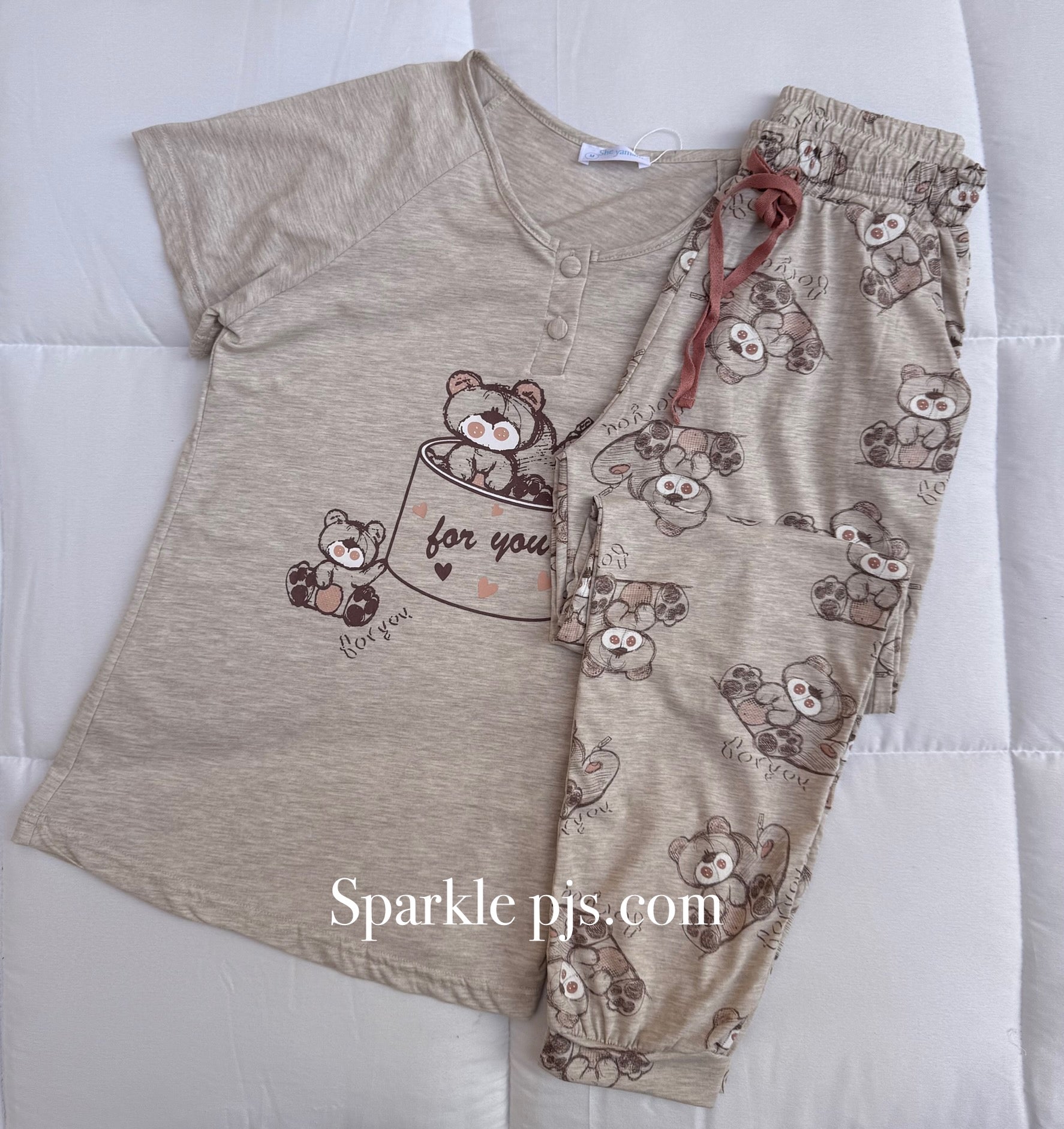 Teddy Bear Cozy Pajamas