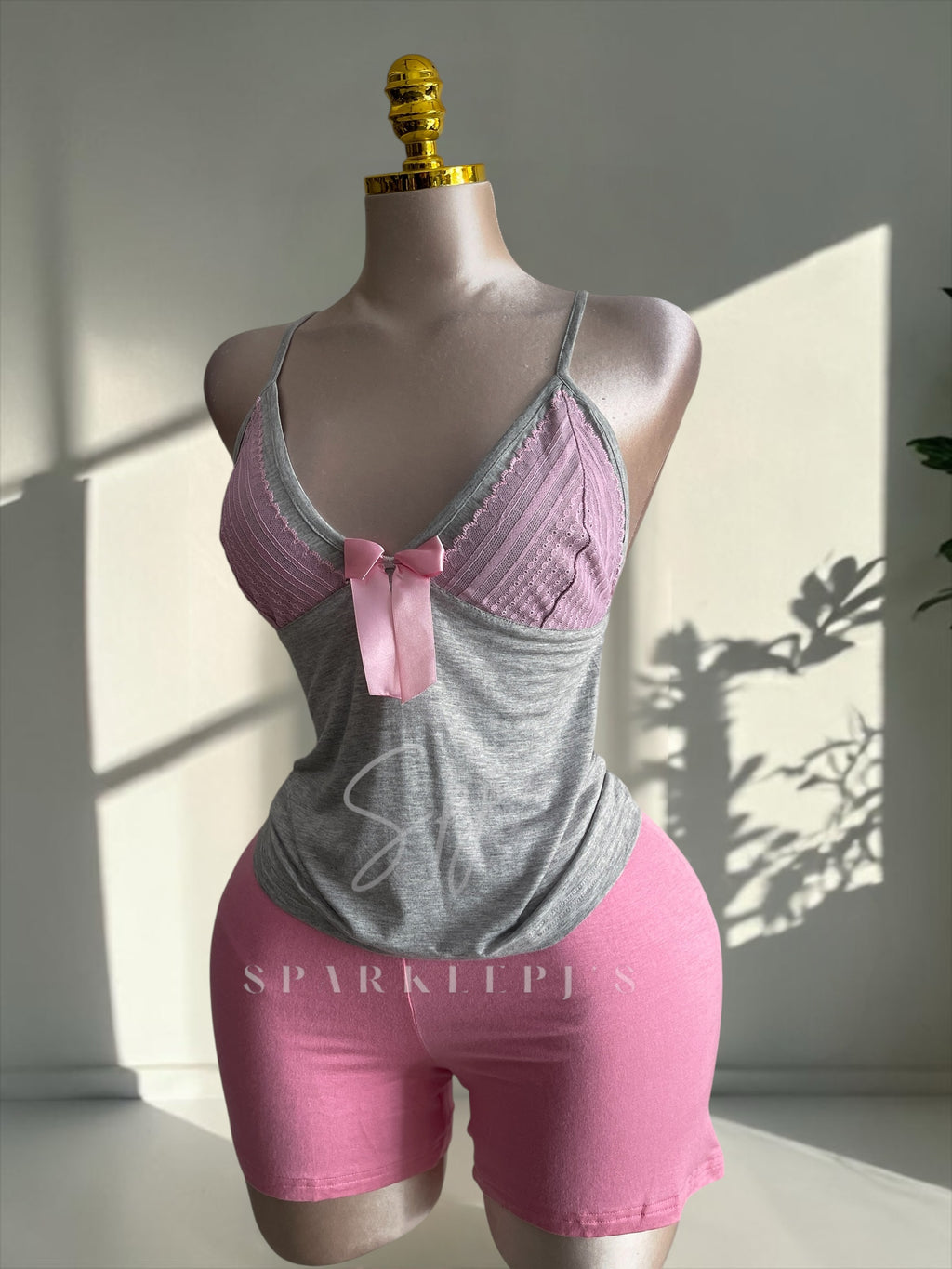 Soft Ribbon Short Set