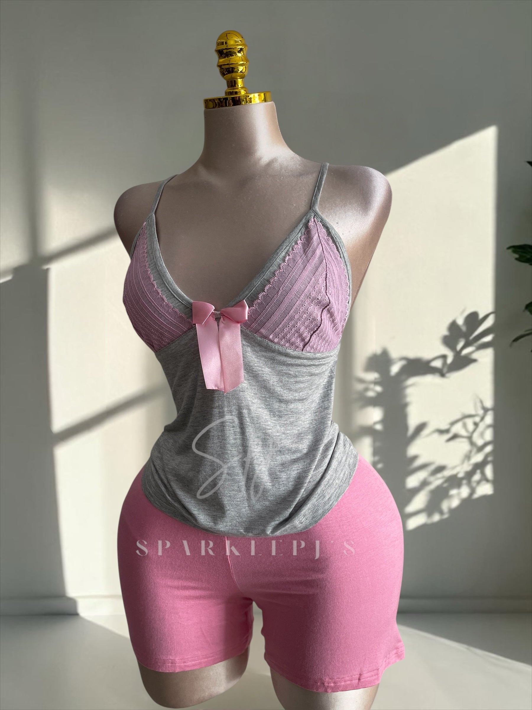 Soft Ribbon Short Set