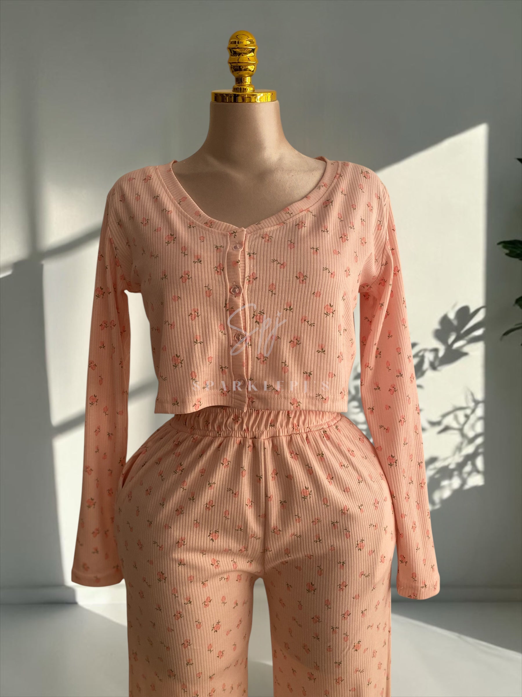 Blossom Lounge 3-Piece Pajama Set