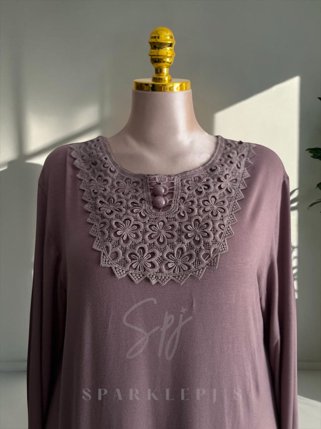 Cozy Chic Short Nightdress (Long-sleeves)