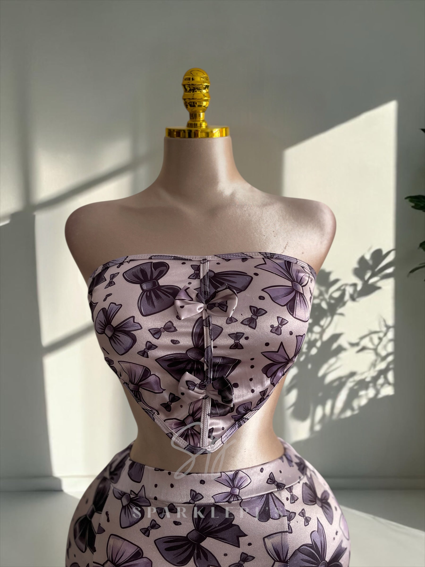 Lavender Bow Set
