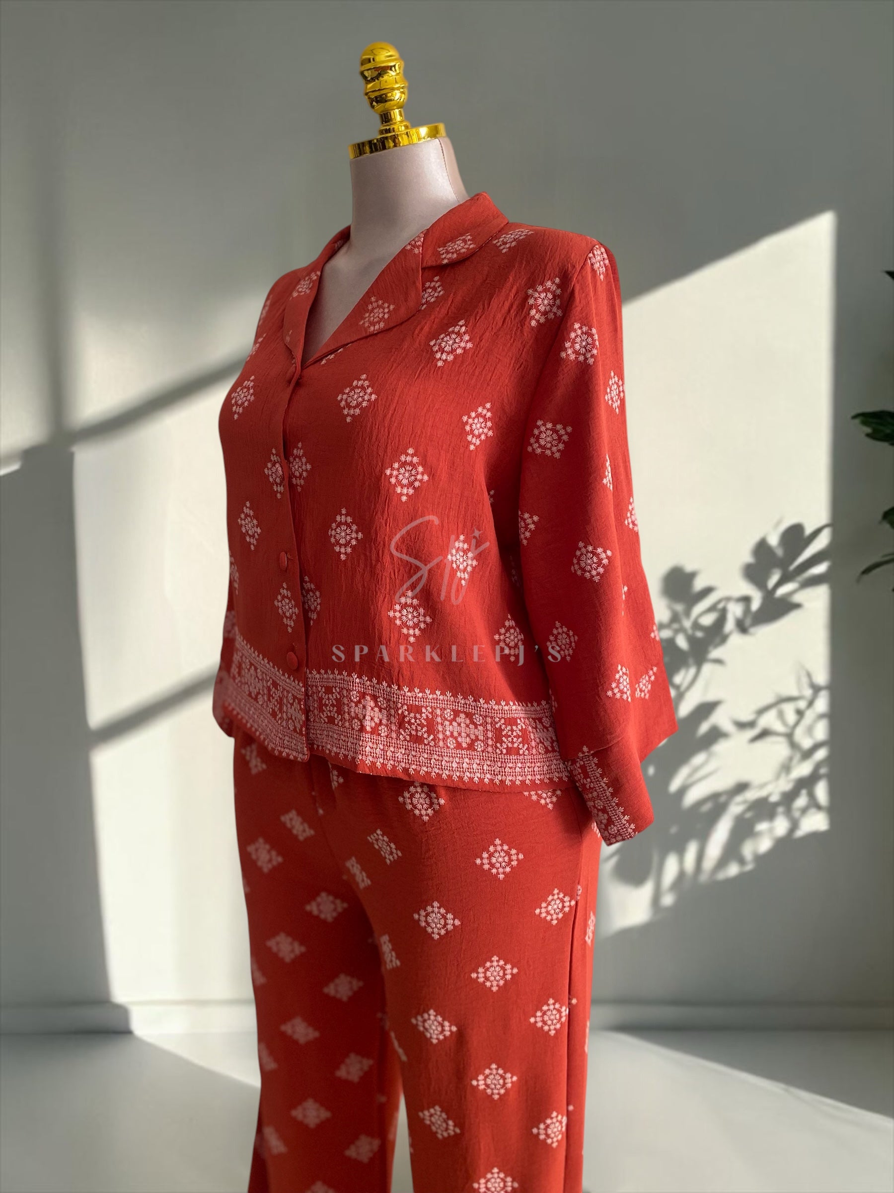 Soft Touch Button Pajama