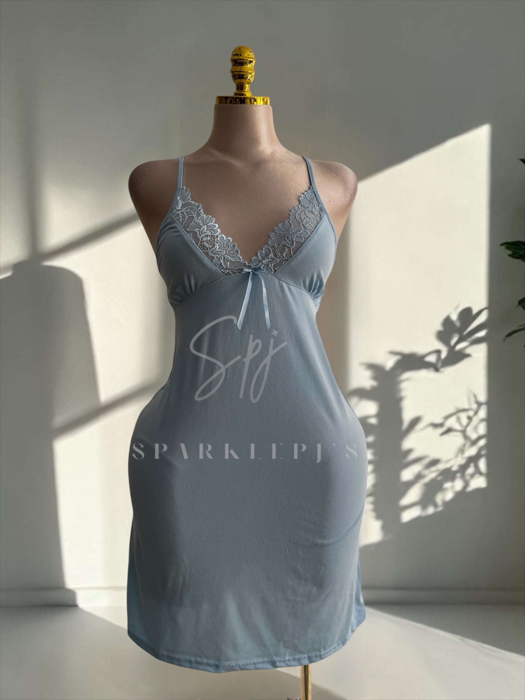 Floral Lace Nightdress & Robe Set