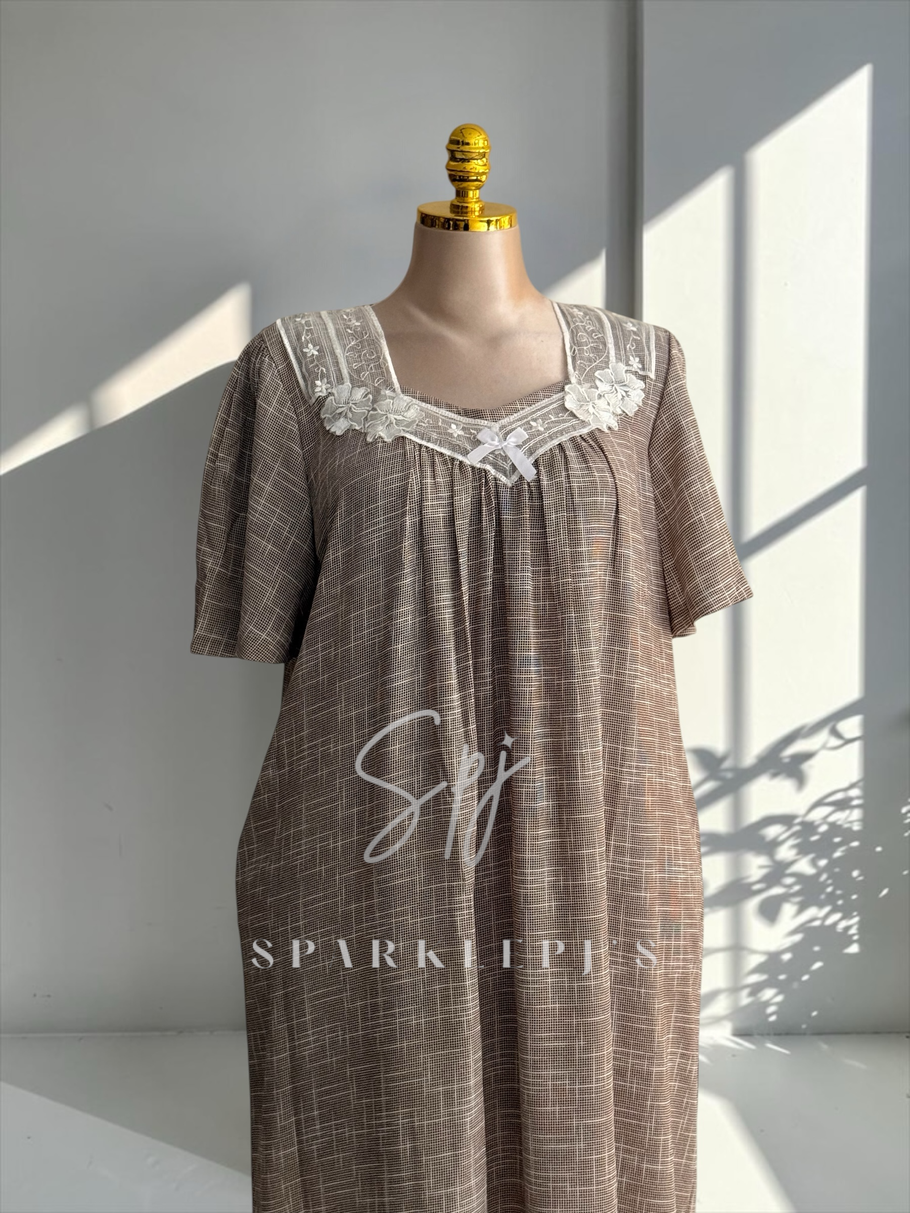 Cozy Elegance Plus Size Nightdress