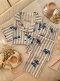 Stitch & Stripes Pajama Set