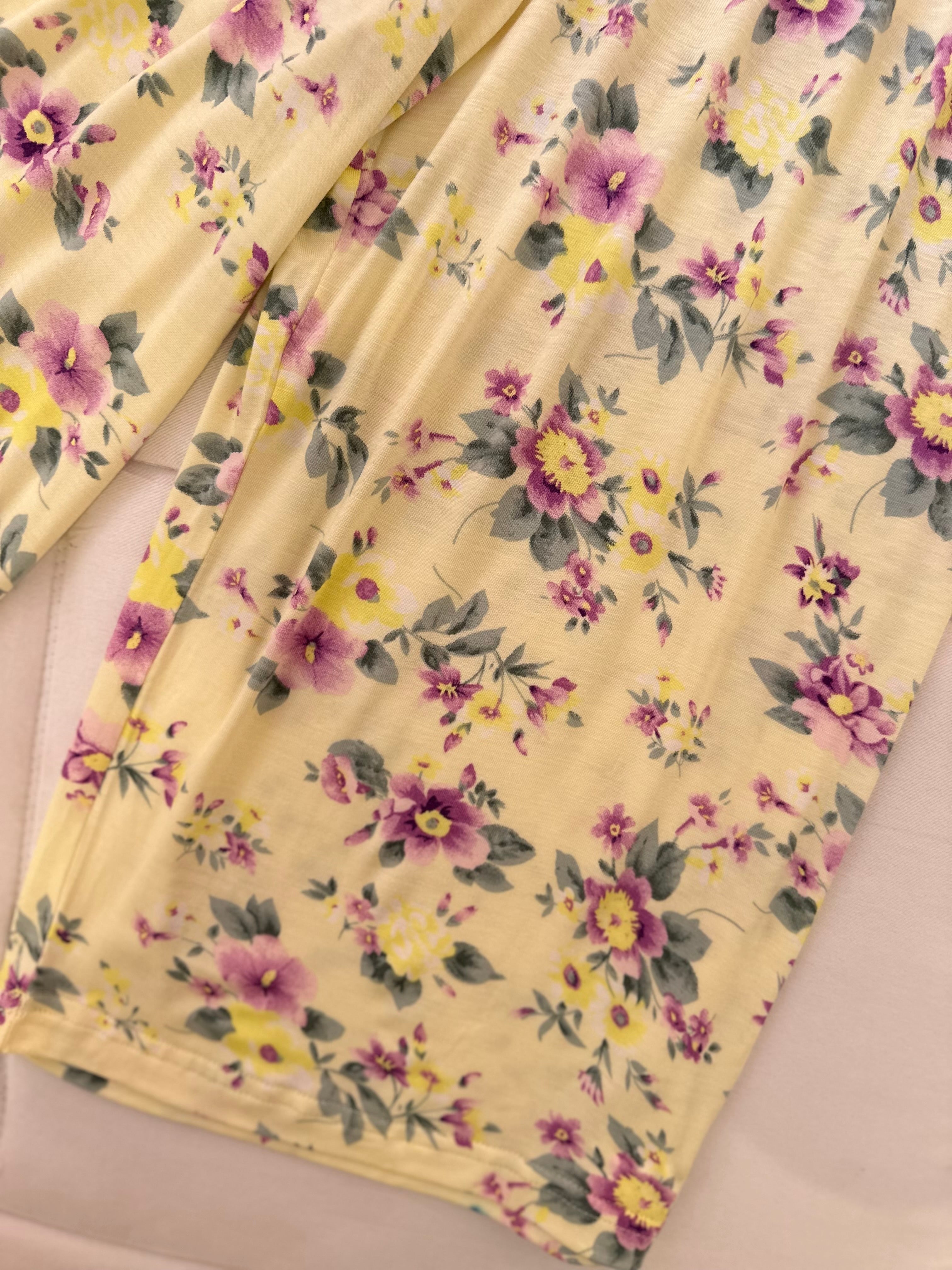 floral two-piece set