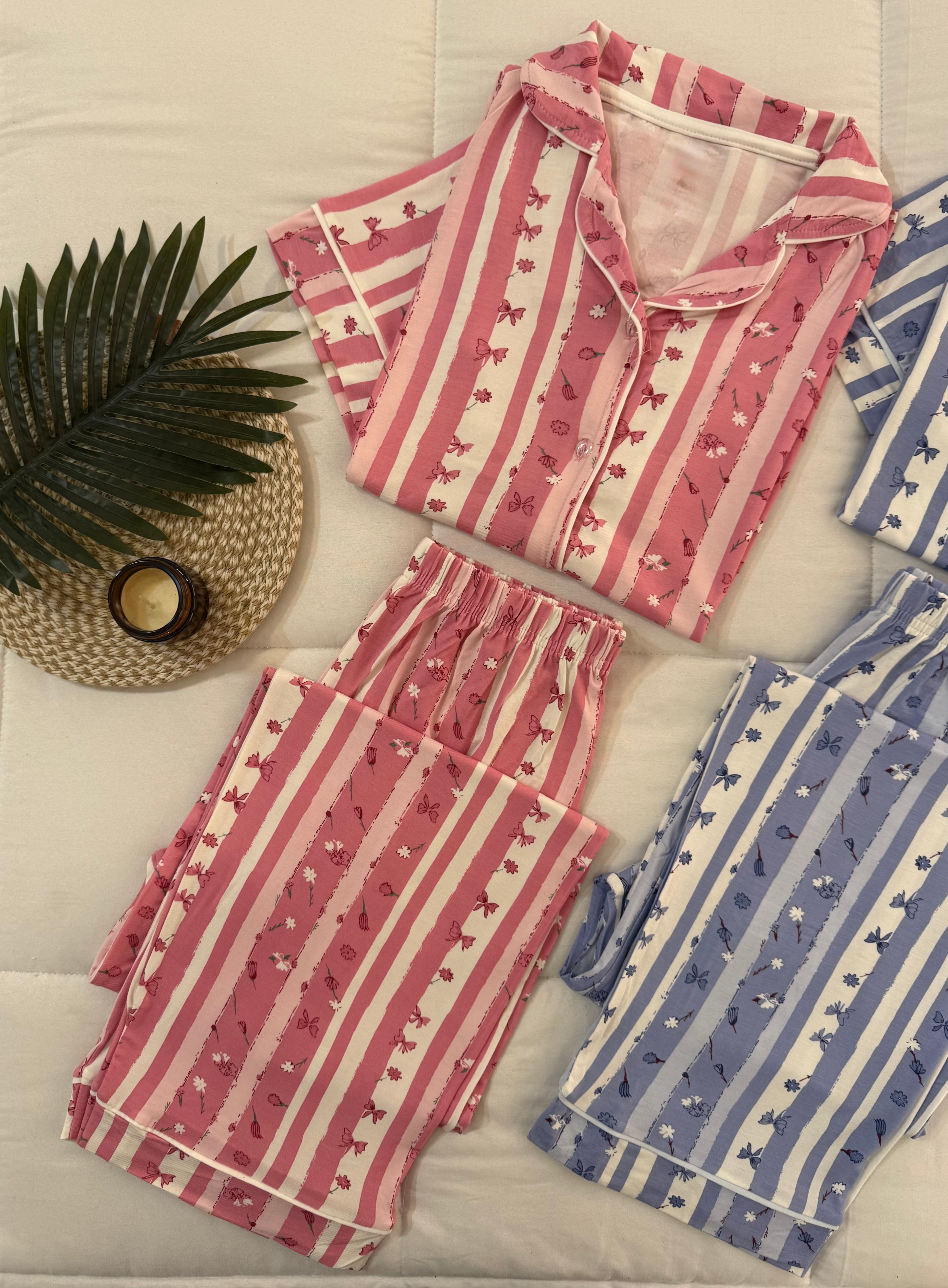 Floral Pyjamas short sleeves