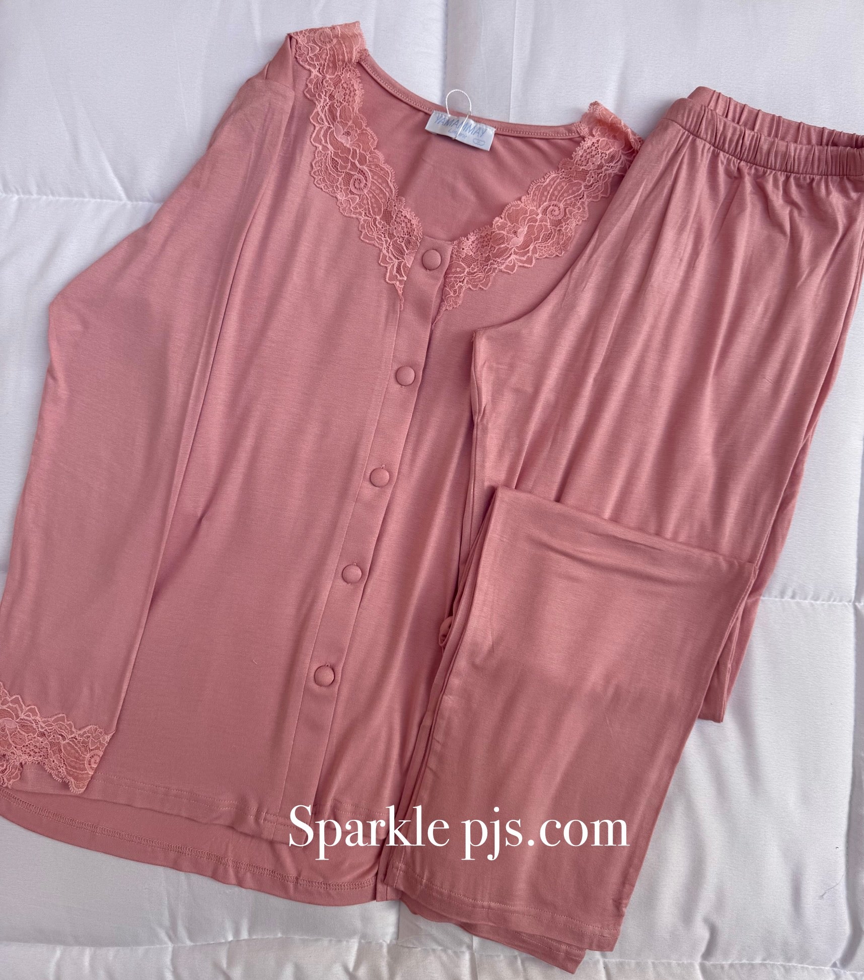 Rose Elegance Lace Pajama