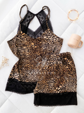 Wild Lace Short Pajama Set