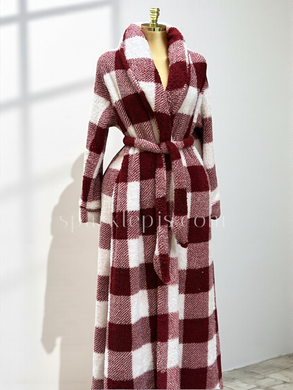 Cozy Check Dream Robe