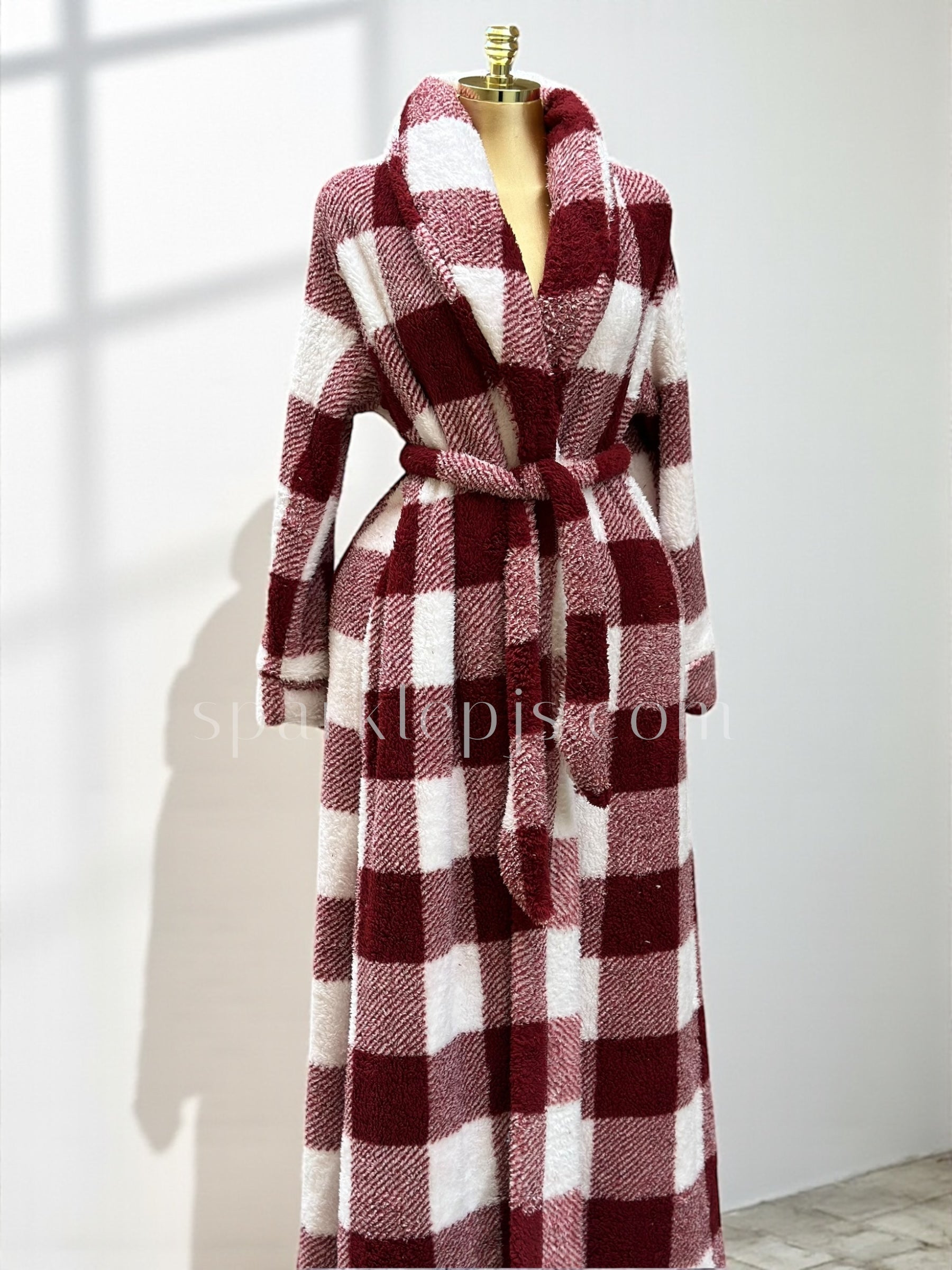 Cozy Check Dream Robe