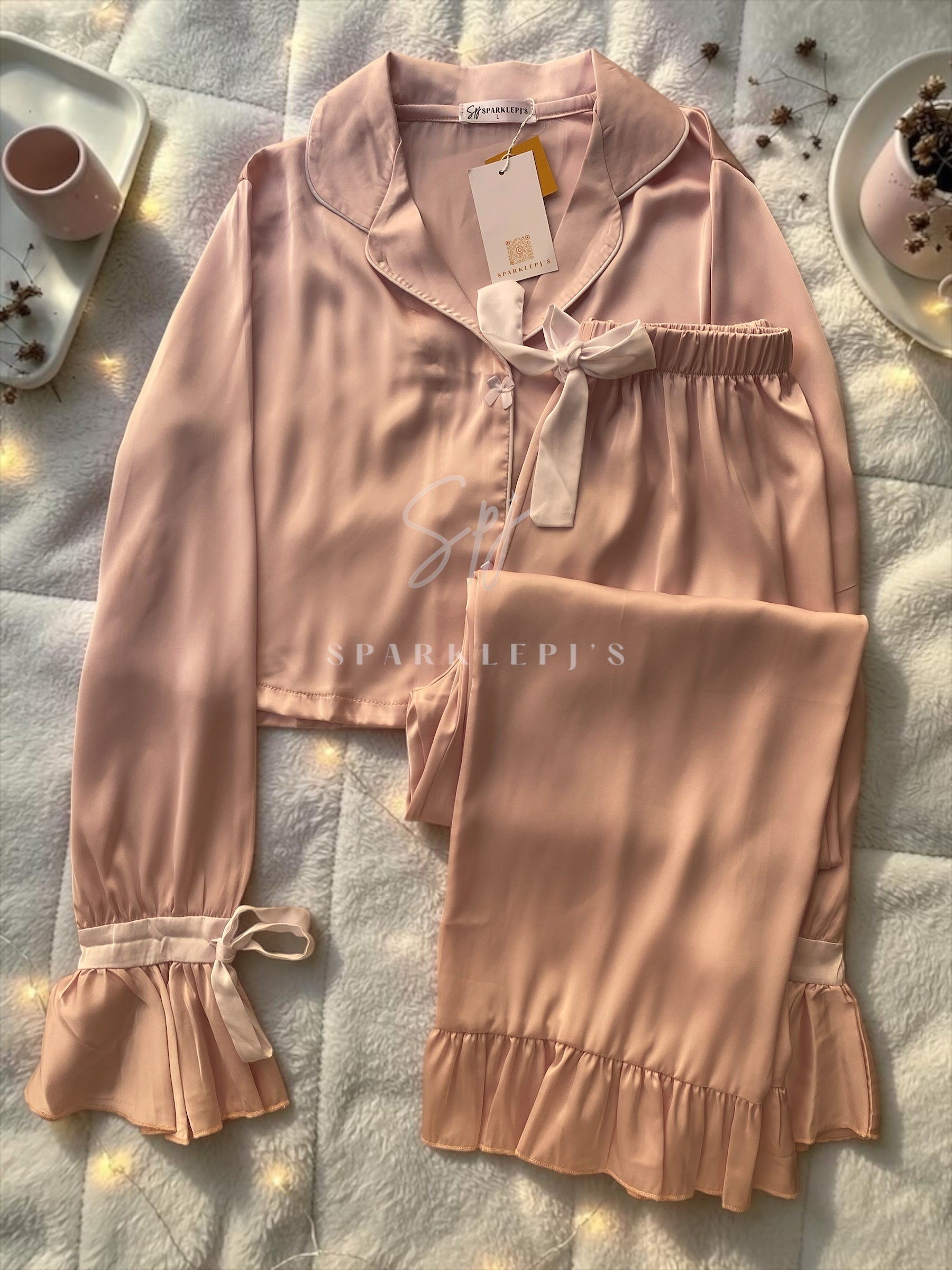 Satin Elegance Pajama Set