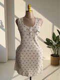 Sweet Bow Ribbed Nightshirt