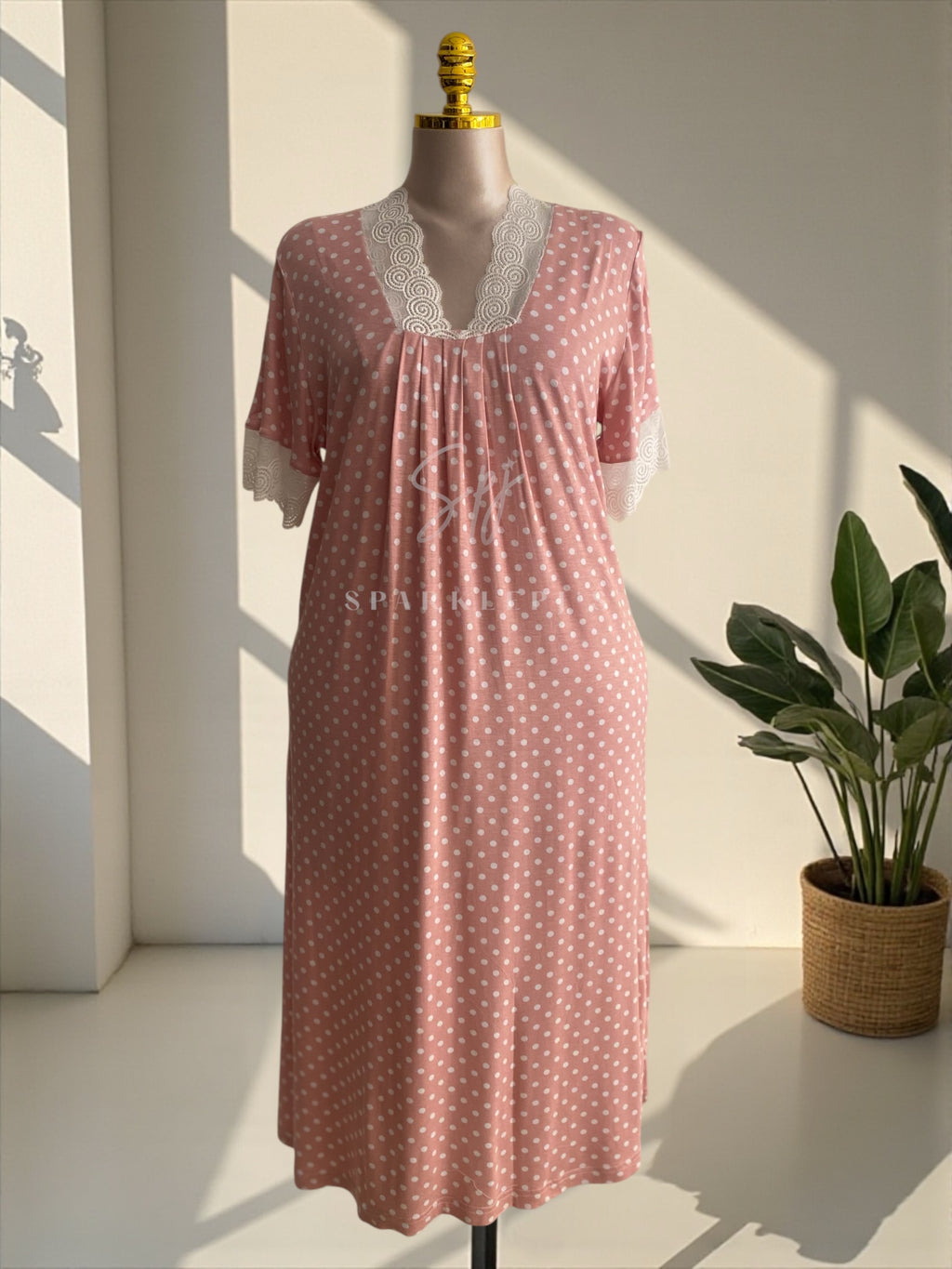 Soft Dotty Nightgown