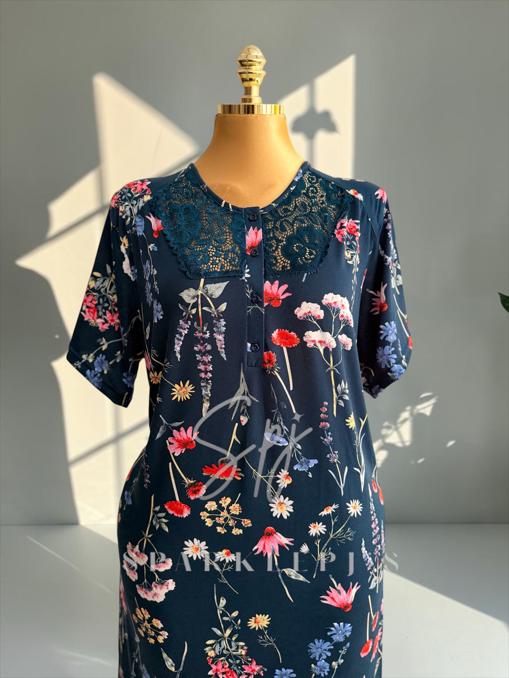 Floral Elegance Nightdress