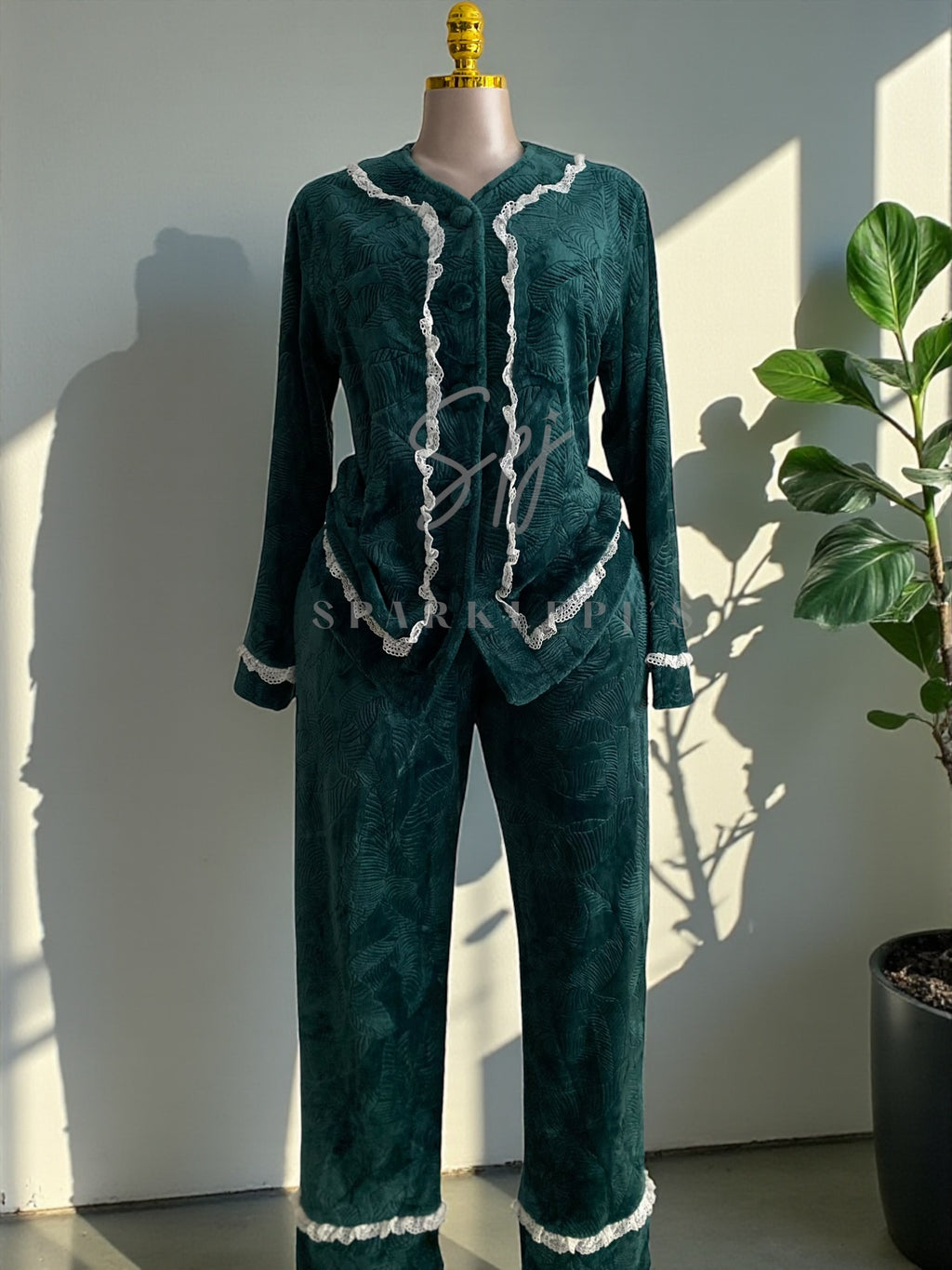 Opulent Ruffle Pajamas