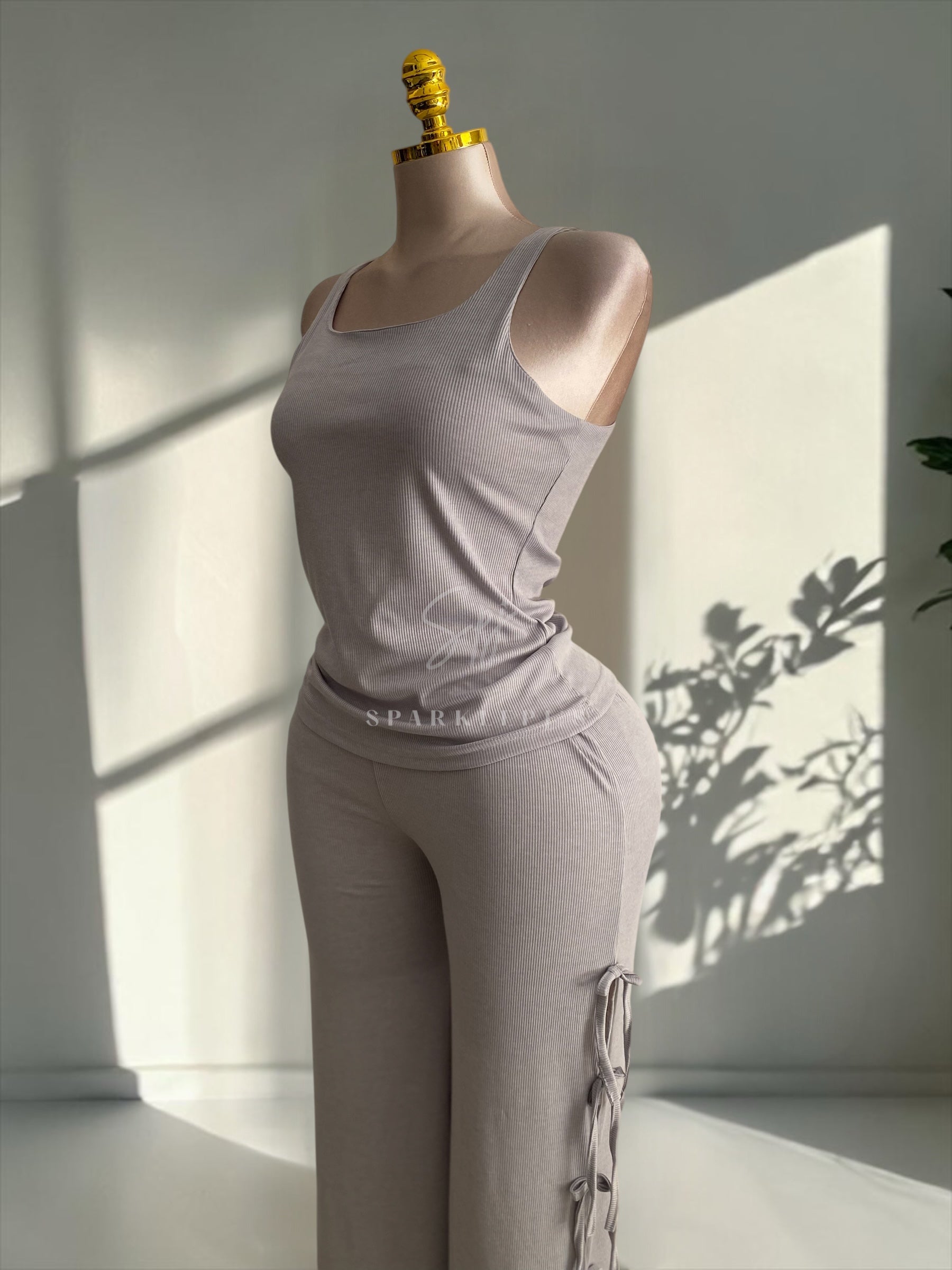 Ribbon Touch Pajama Set