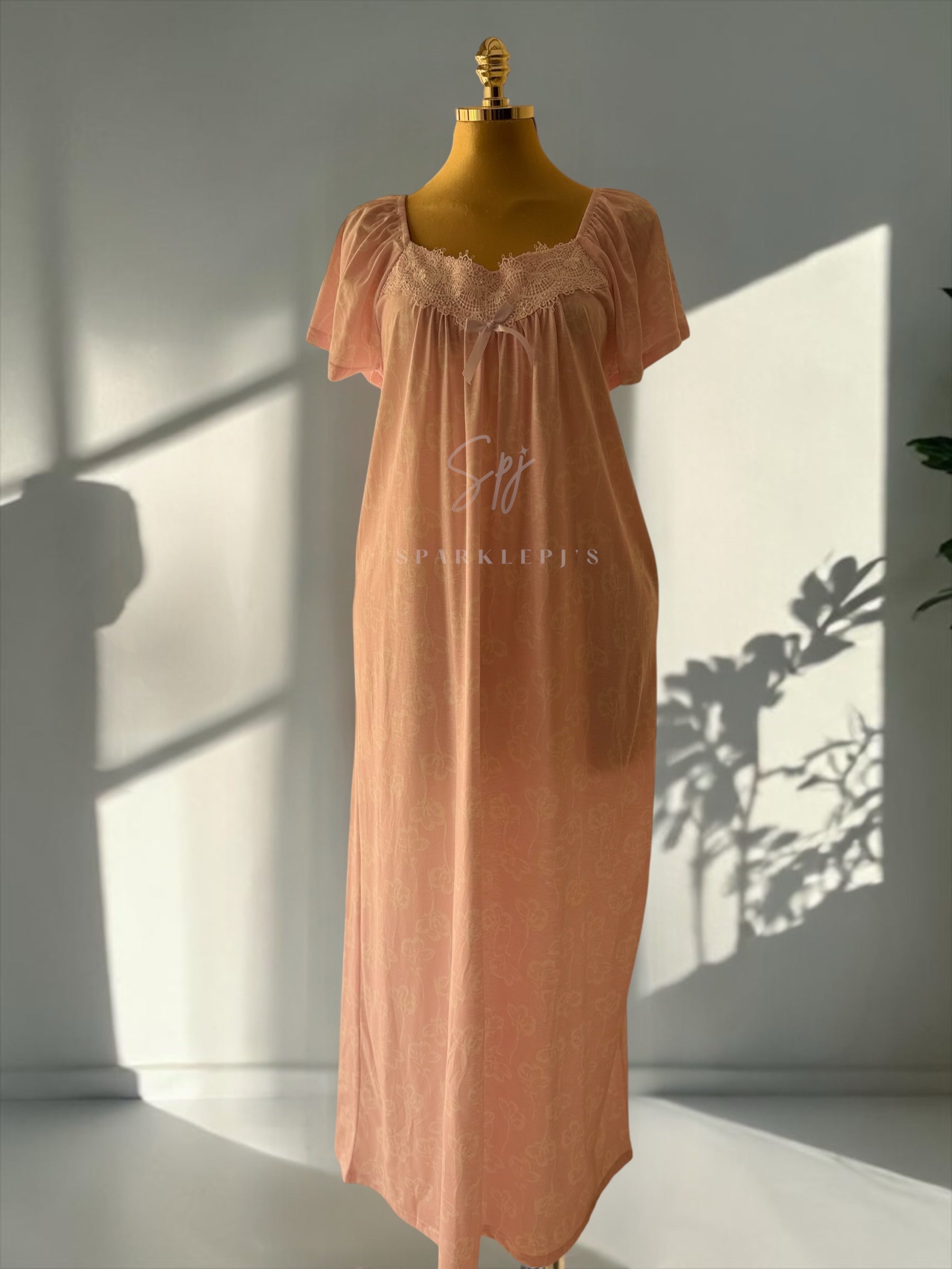 Blush Lace Nightdress