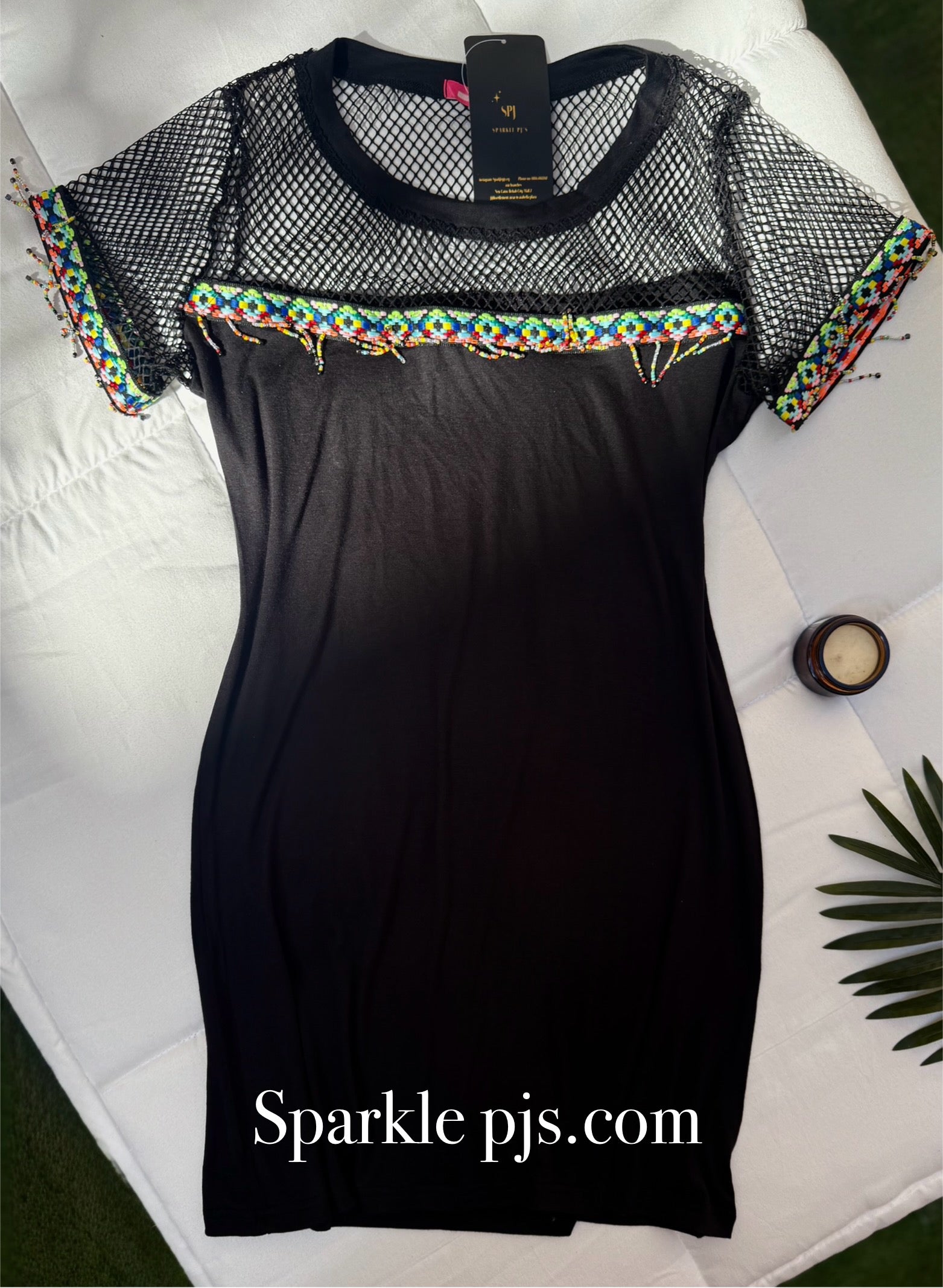 Midnight Mesh Dress
