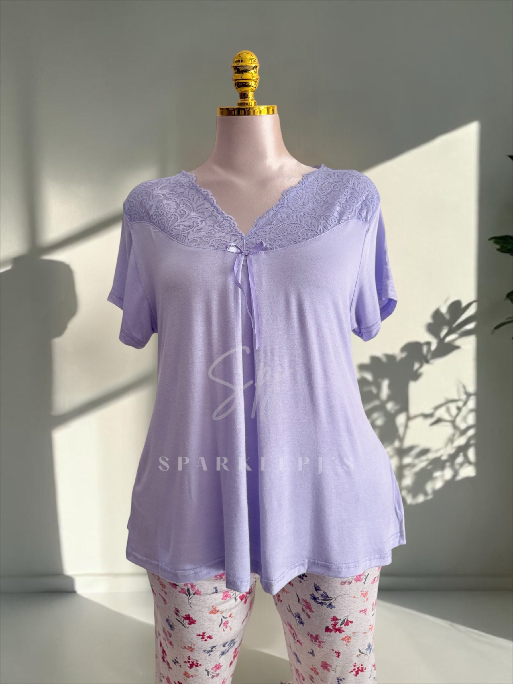 Sweet Blossom Maternity Pantacour Set