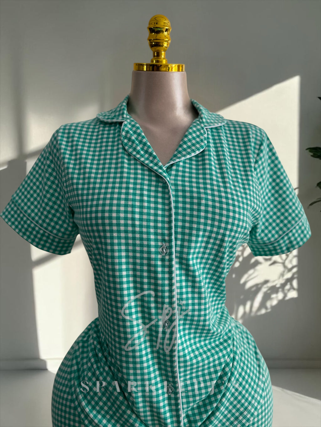 Gingham Dreams Short Pajama