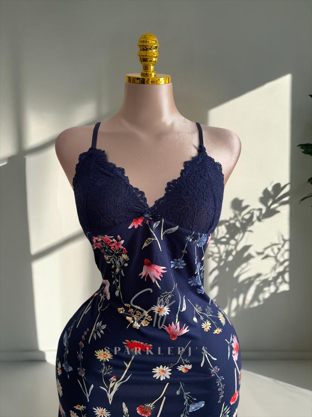 Floral Night Mini Dress