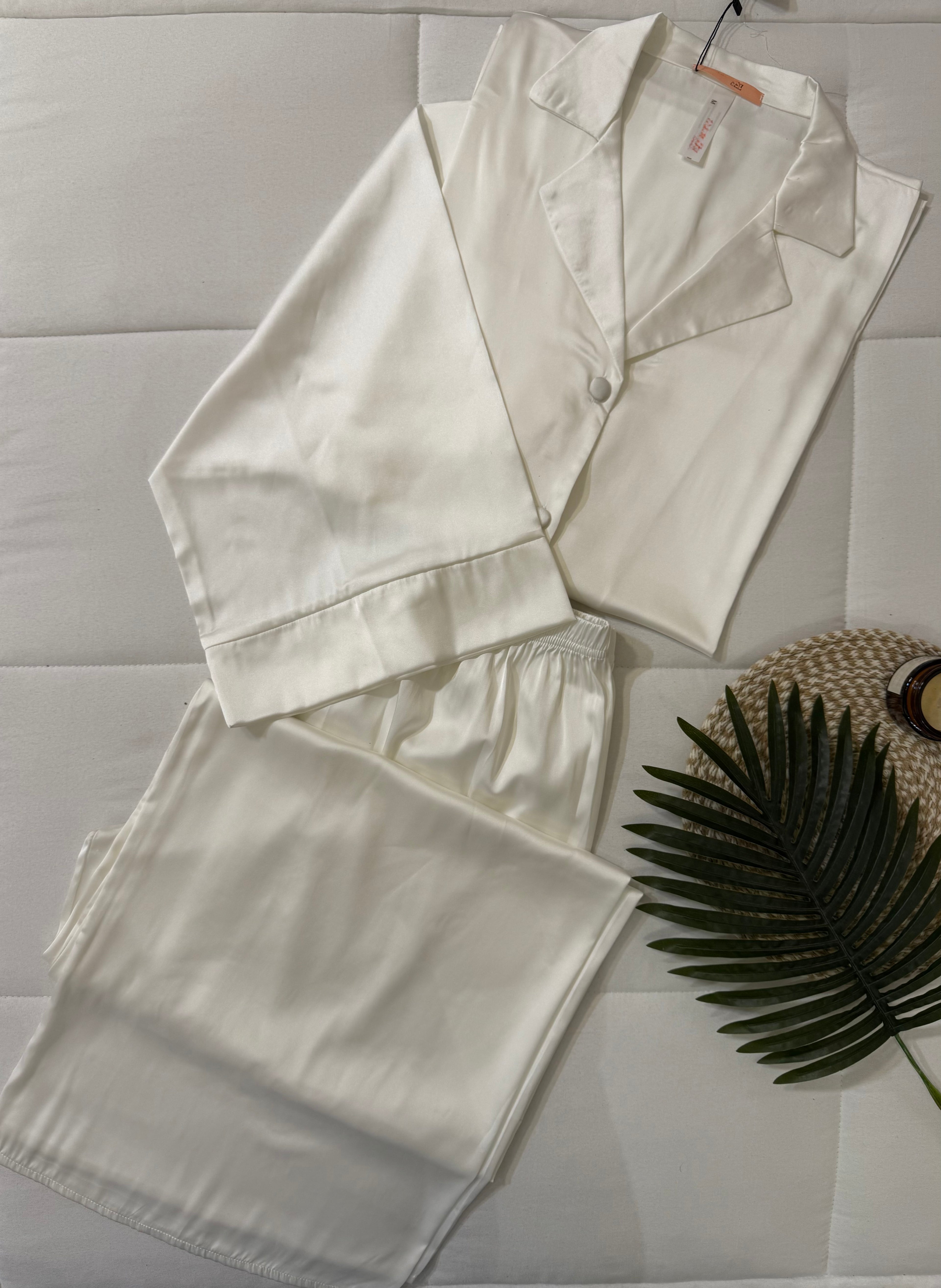 Silky Buttoned Pajamas