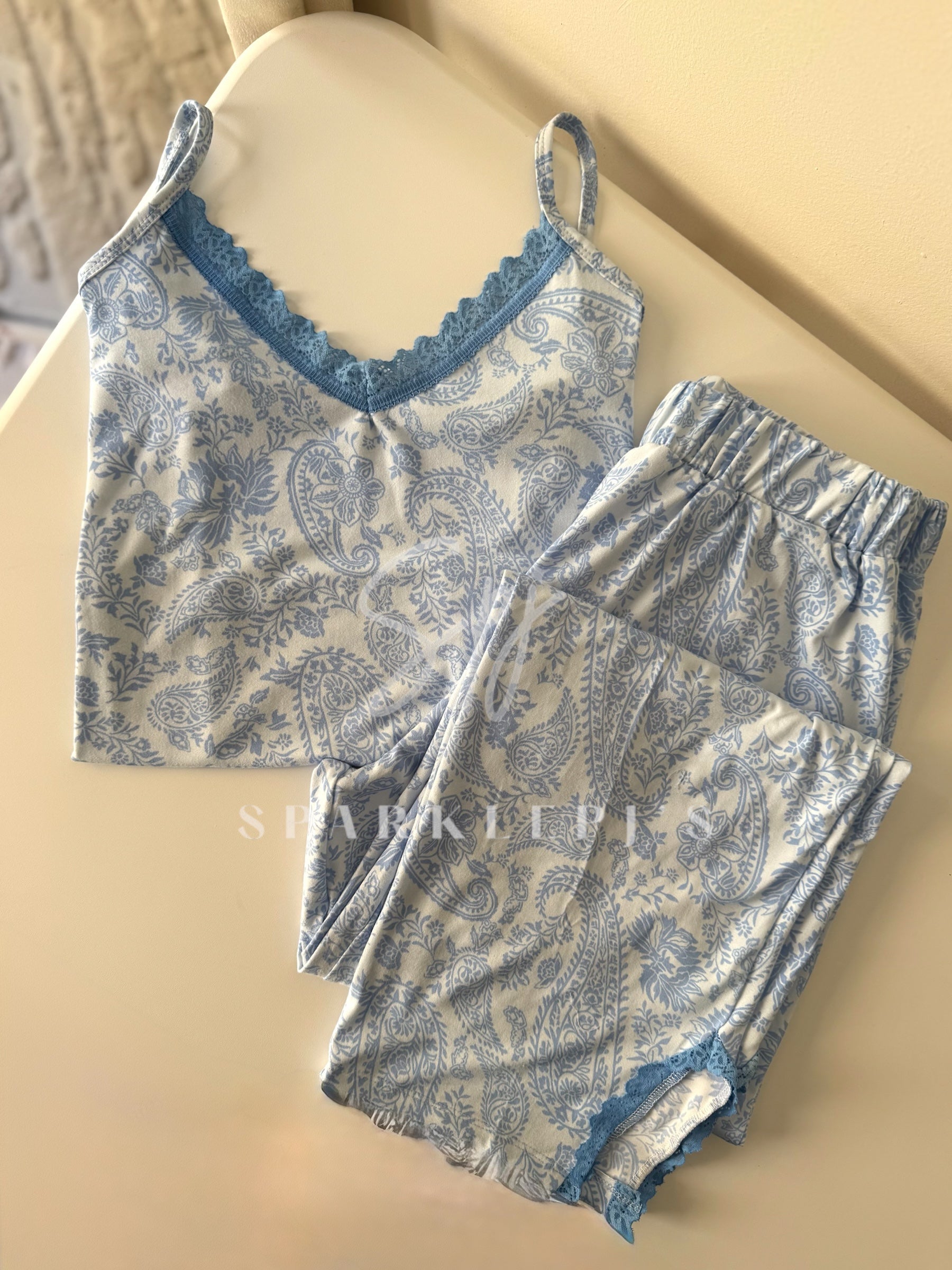 Paisley Lounge Pants Set