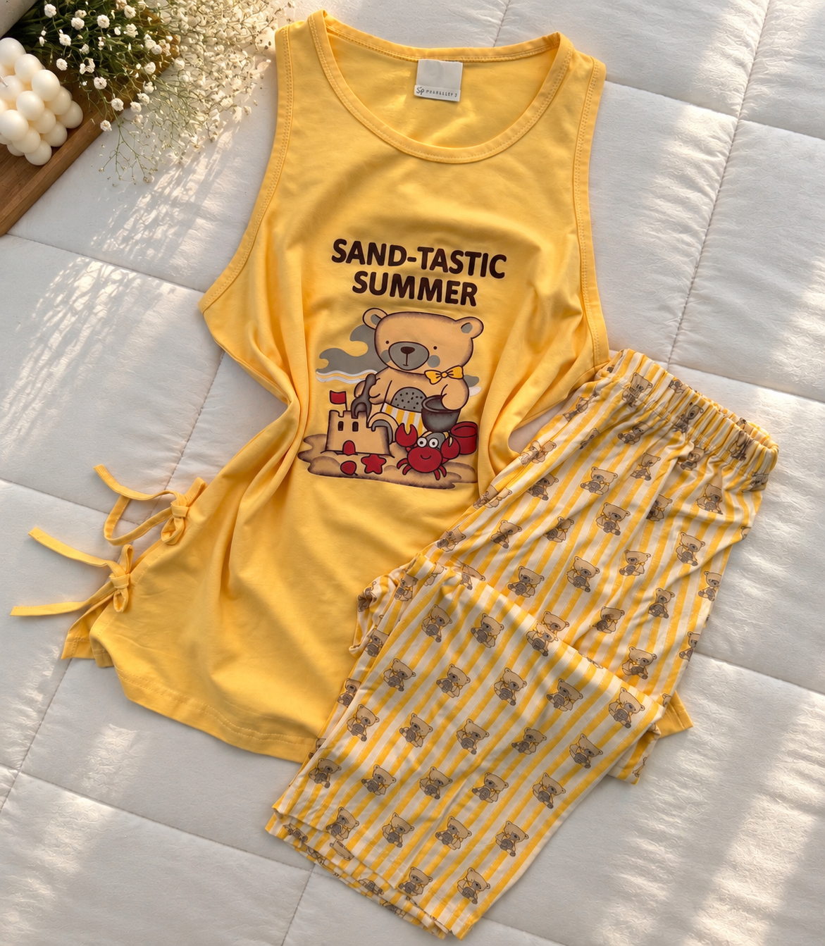 Sand-Tastic Bermuda Pajama Set