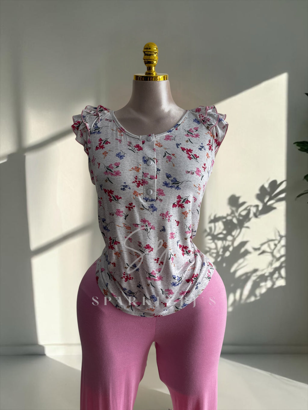 Cute Bloom Pajama Set