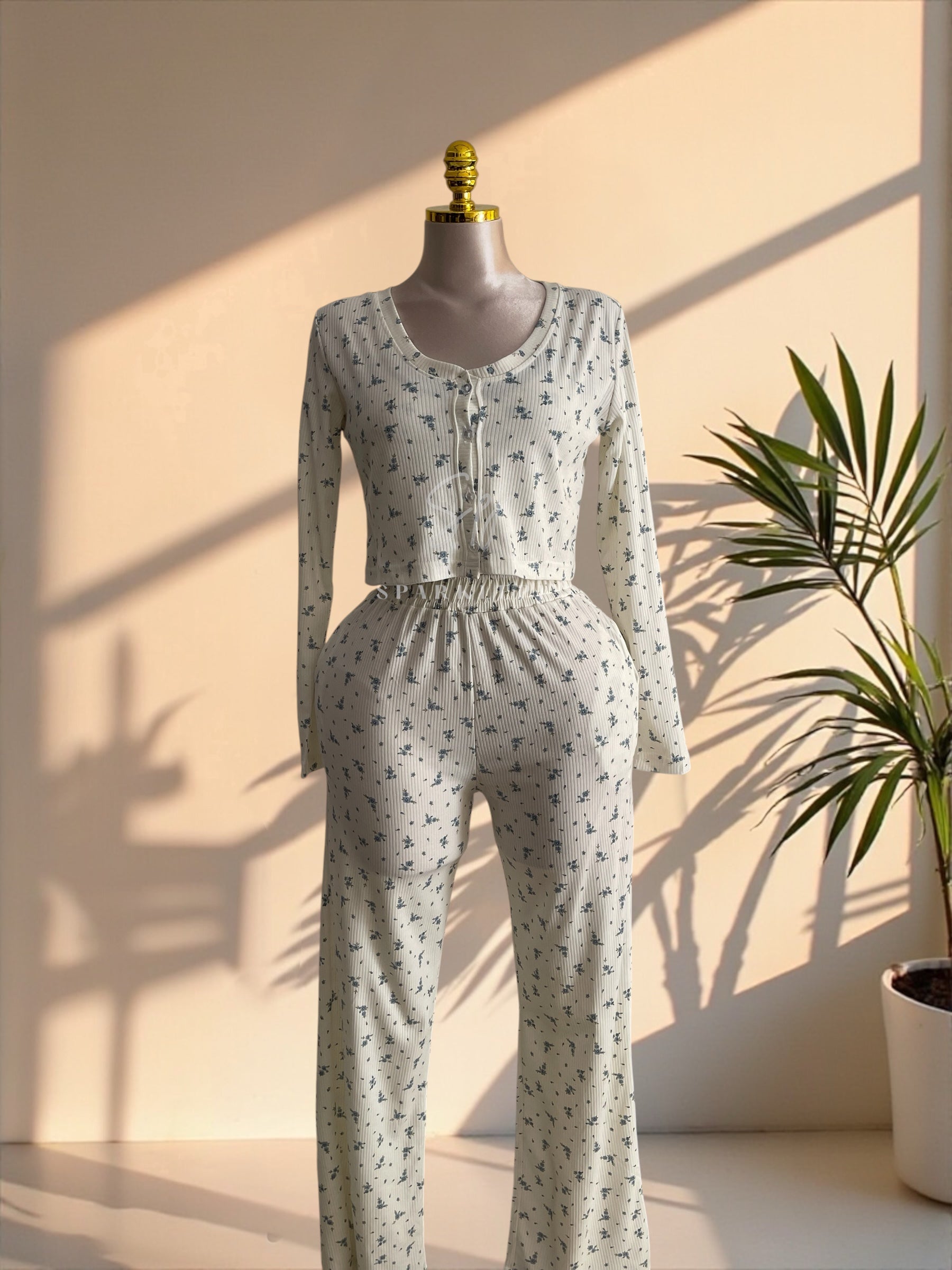 Cozy Bloom 3-Piece Pajama