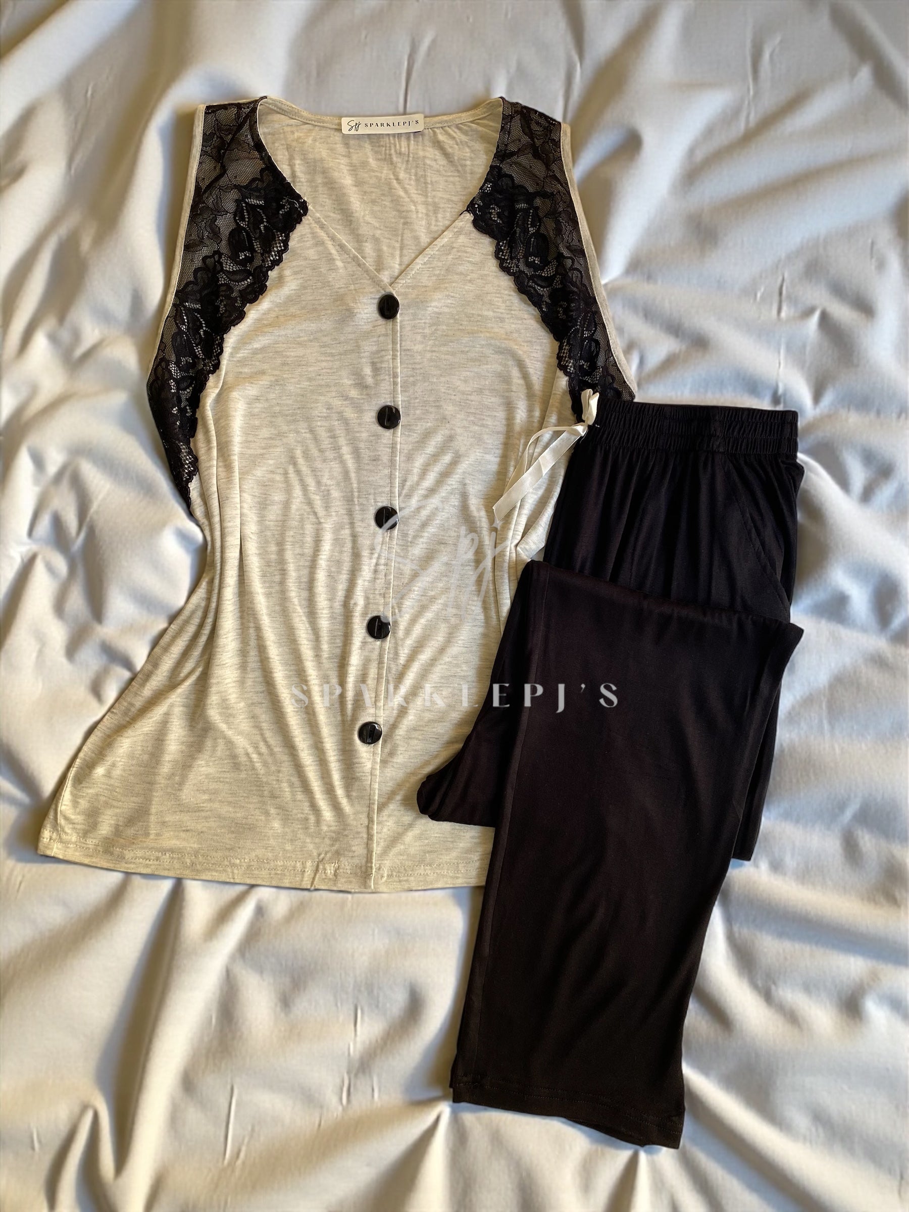 Lace Touch Pajama Set