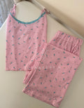 Sweet Petals Ribbed Set (Long-Pants)