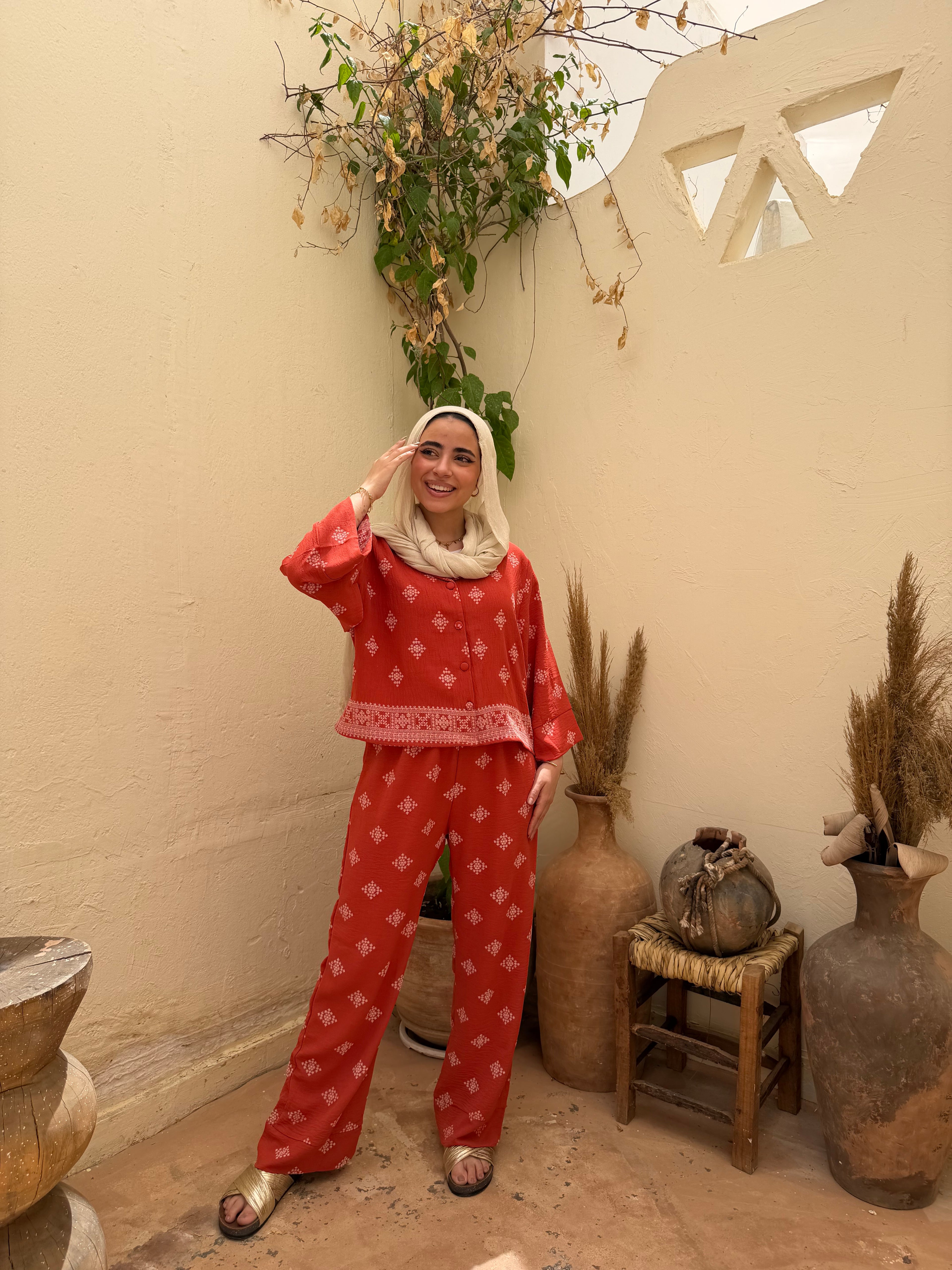 Soft Touch Button Pajama